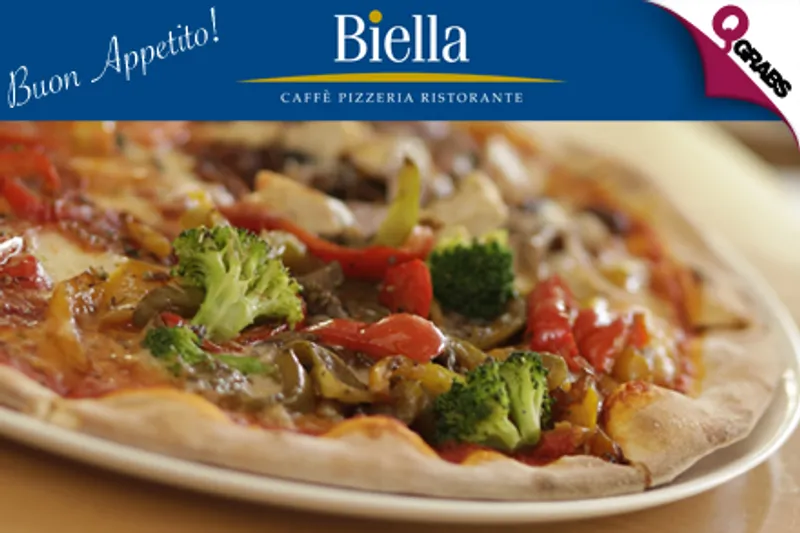For QR40 Get your Choice of Delicious Food & Drinks at Biella! (QR80 Value)